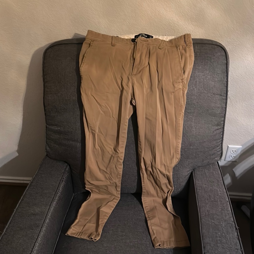 Hollister epic flex khaki pants